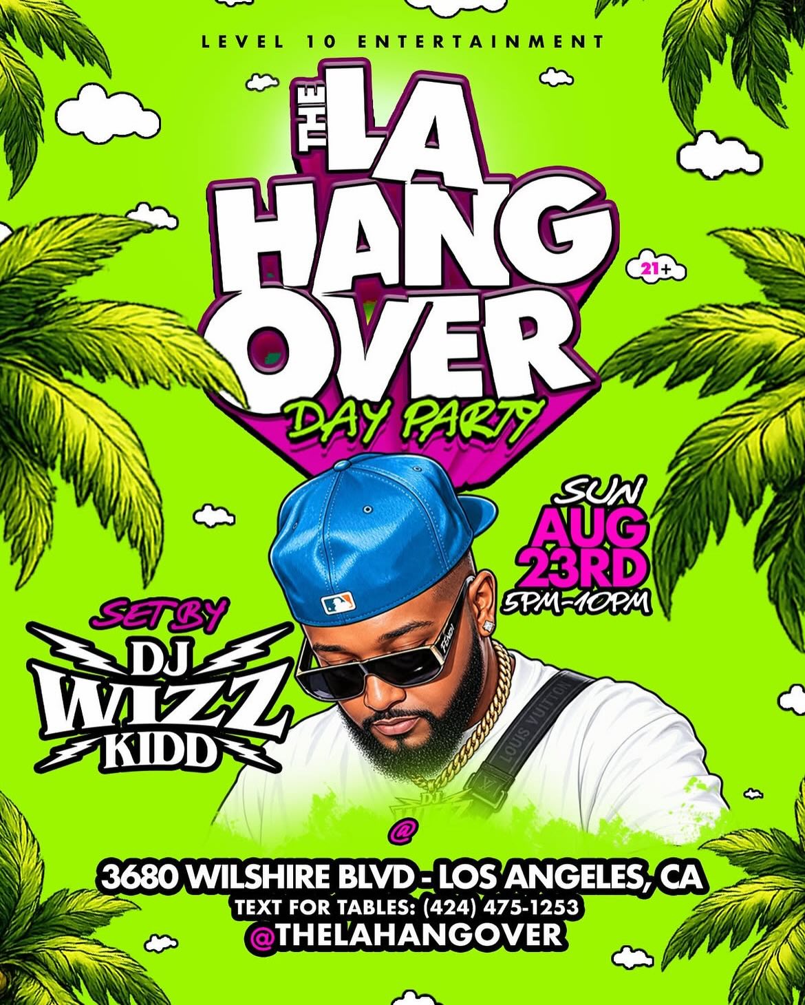 The LA Hangover Day Party flyer