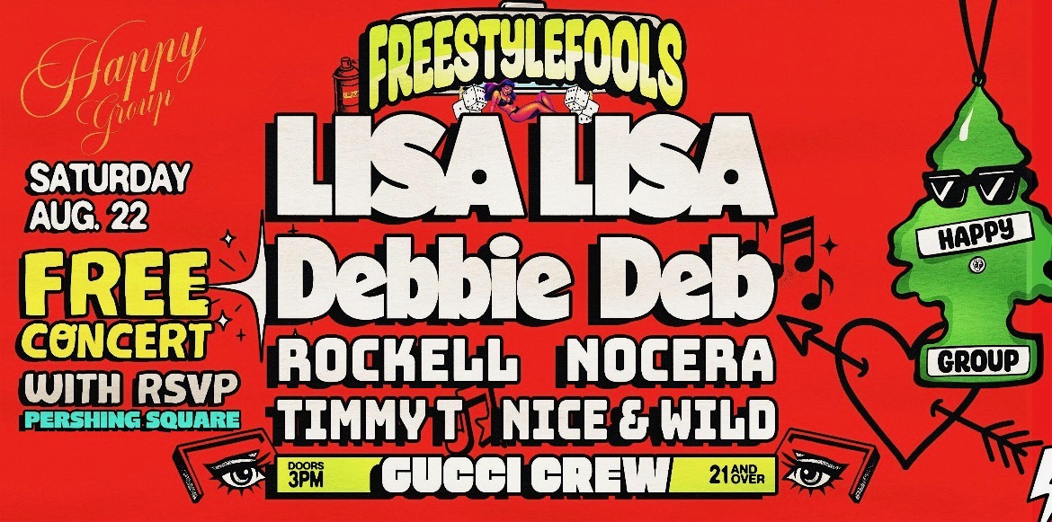 FreestyleFools — Free Concert (Lisa Lisa, Debbie Deb & more) flyer
